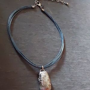 Chico's Necklace with Reversible Pendant